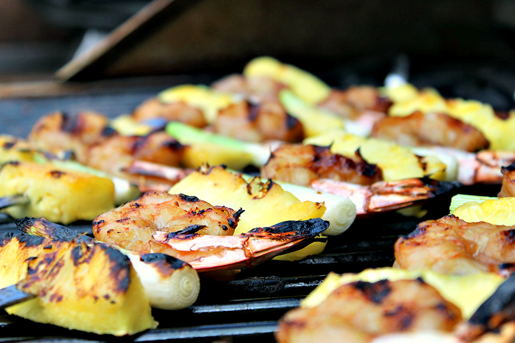 Teriyaki shrimp h